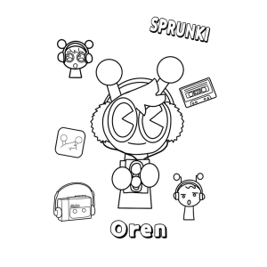 Aventure-se com Oren e os Amigos Sprunki