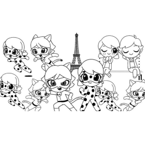 Aventura Parisiense com Ladybug e Amigos