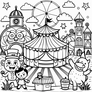 Aventura no Parque de Diversões