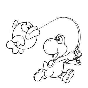 Aventura de Pescaria com Yoshi