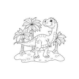Aventura Pré-histórica com Dinossauro Sorridente