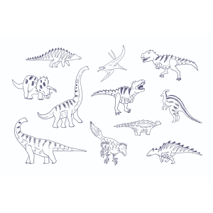 Aventura Pré-Histórica: Dinossauros em Cores
