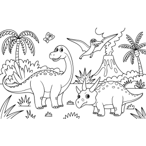 Aventura Pré-histórica com Dinossauros!