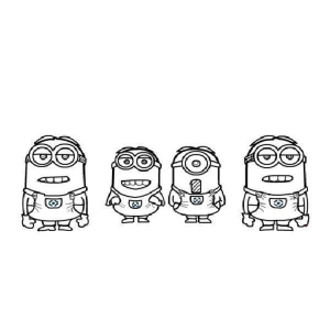 Aventura em Preto e Branco com os Minions