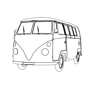 Aventura Retrô: Colori a Clássica Kombi