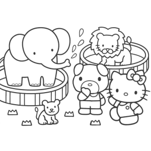 Aventura Safari com Hello Kitty e Amigos