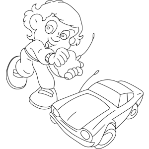 Aventura de Senninha com o Carrinho de Controle Remoto