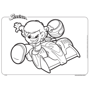Aventura com Senninha no Kart