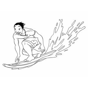 Aventura Surfista com um Herói Icônico