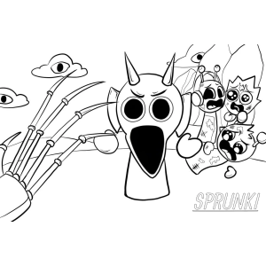 Aventura Surreal no Mundo Sprunki