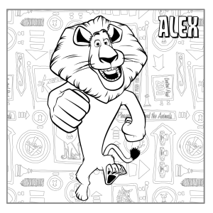 Aventuras Coloridas com Alex, o Leão!