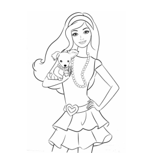 Aventuras Coloridas com Barbie e seu Cachorrinho