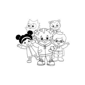 Aventuras Coloridas com Daniel Tigre e Amigos