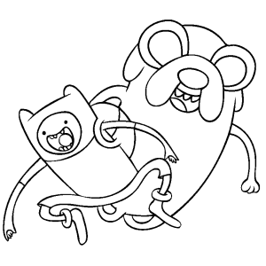 Aventuras Coloridas com Finn e Jake