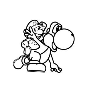 Aventuras Coloridas com Yoshi e Mario