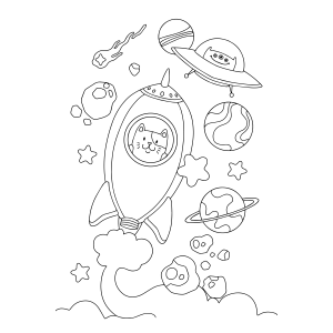 Aventuras Cósmicas do Gato Astronauta