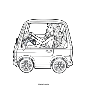Aventuras de Carro com a Boneca Fashion