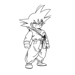 Aventuras de Goku Criança