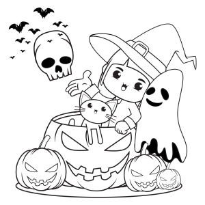 Aventuras de Halloween com a Pequena Bruxinha