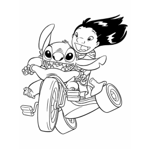 Aventuras de Lilo e Stitch em Duas Rodas