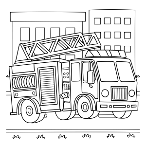 Aventuras do Caminhão de Bombeiros na Cidade
