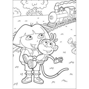 Aventuras de Dora e Botas na Ferrovia Encantada