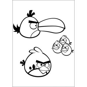 Aventuras dos Angry Birds para Colorir