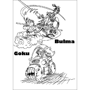 Aventuras de Goku e Bulma em Dragon Ball Z