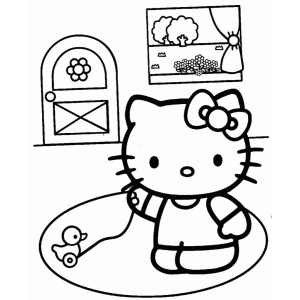 Aventuras de Hello Kitty com o Patinho Brinquedo