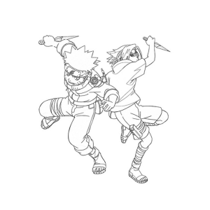 Aventuras Ninjas de Naruto e Sasuke