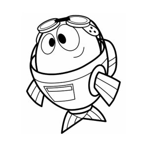 Colorindo Aventuras com Peixonauta