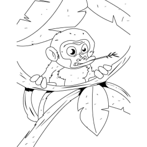 Aventuras do Pequeno Macaco na Selva