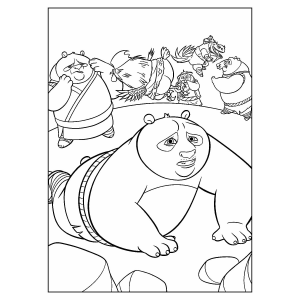 Aventuras de Po e Seus Amigos Kung Fu