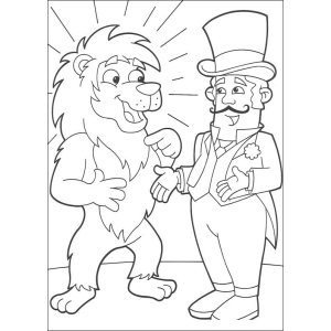 Aventuras no Reino do Circo com o Leão e Seu Amigo