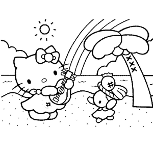 Aventuras Tropicais com Hello Kitty