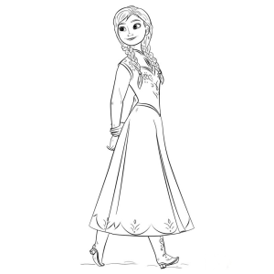 Aventure-se com Anna de Frozen