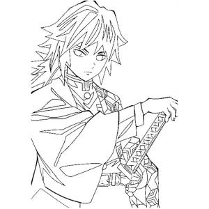 Aventure-se com Giyu Tomioka de Demon Slayer