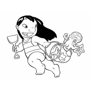 Aventure-se com Lilo na Praia!