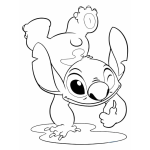 Aventure-se com Stitch Acrobata