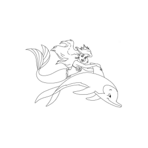 Aventure-se no Oceano com Ariel e o Golfinho Amigável
