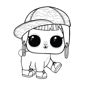Aventureira de LOL Surprise Pronta para Colorir