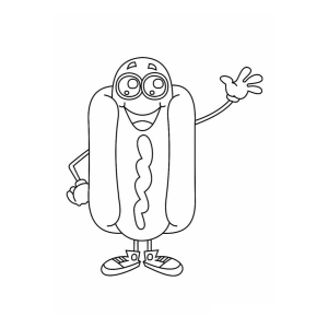 Aventureiro Kawaii Hot Dog