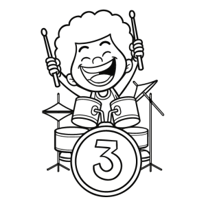 A Bateria Animada do 3 Palavrinhas