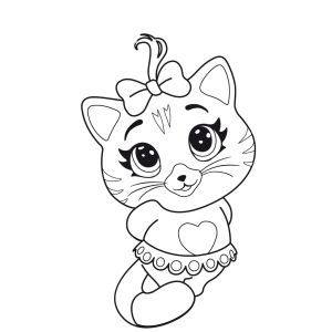 A Bela Gatinha da Série 44 Gatos