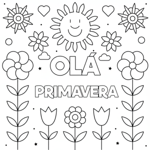 Bem-vinda Primavera Colorida