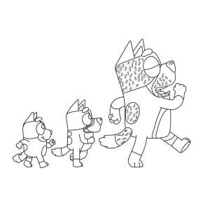 Aventuras de Bluey e Sua Família