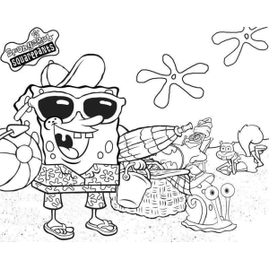 Bob Esponja na Praia