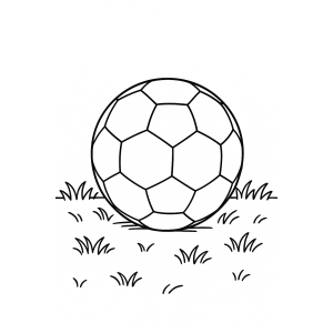 Criatividade no Campo: Bola de Futebol para Colorir