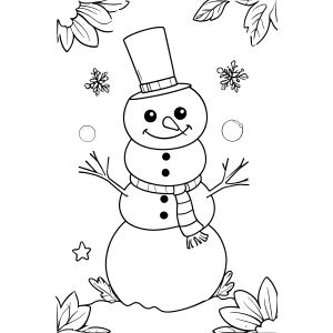 Aventure-se com o Boneco de Neve Festivo