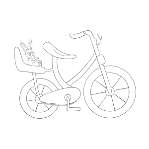 A Bunny's Adventure on a Bike